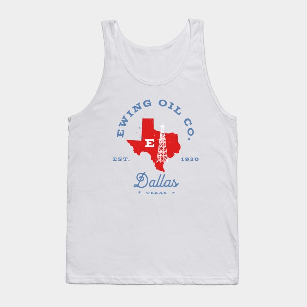 Ewing Oil Co. Est. 1930 - Dallas, Texas Tank Top by BodinStreet